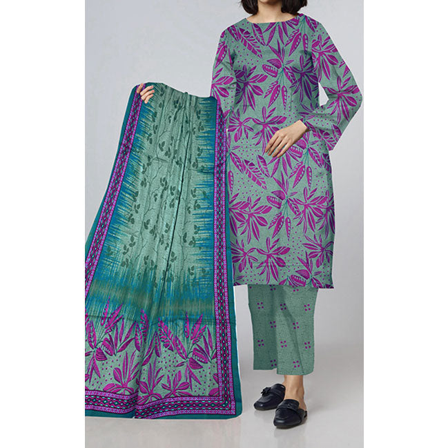 3PC-Digital Printed Lawn Suit PS4638