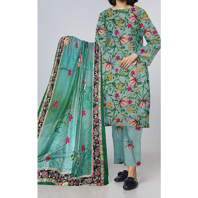 3PC-Digital Printed Lawn Suit PS4665