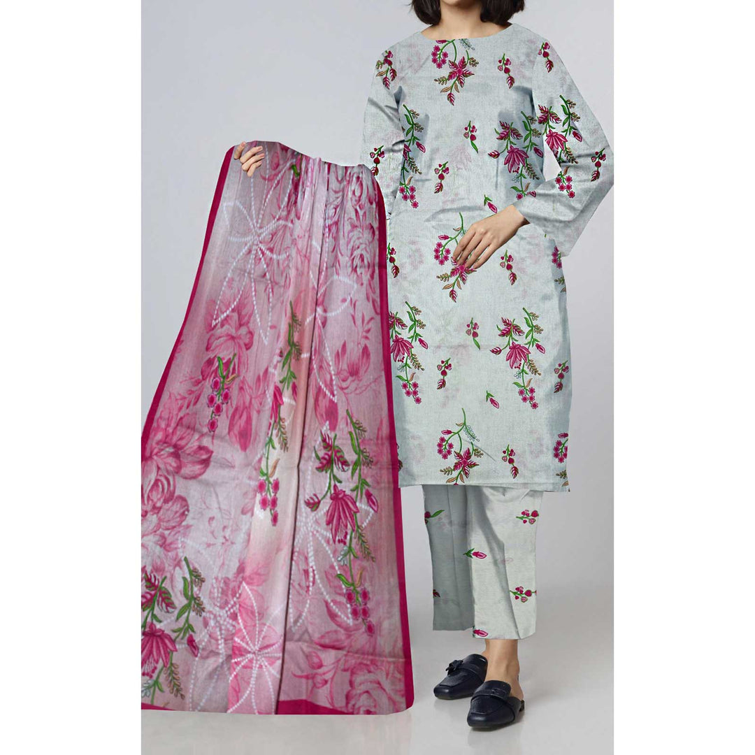 3PC-Digital Printed Lawn Suit PS4673