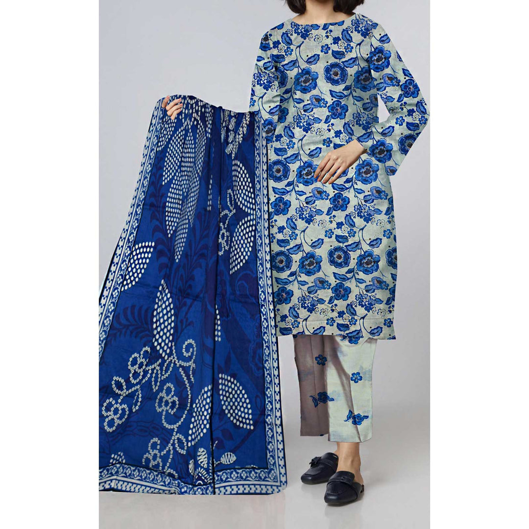 3PC-Digital Printed Lawn Suit PS4675