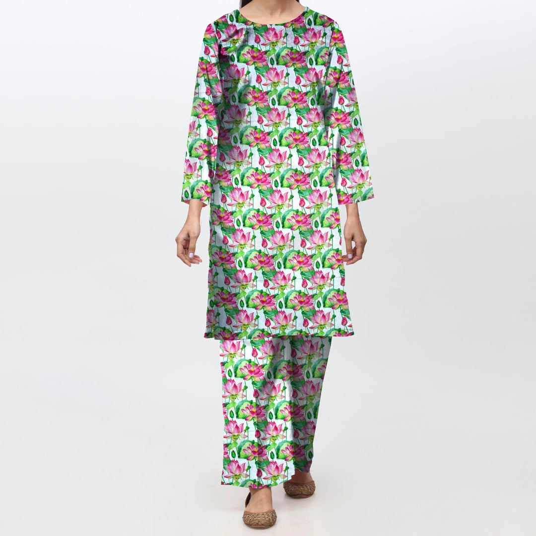 2 PC - Unstitched Digital Printed Lawn Suit PS4808