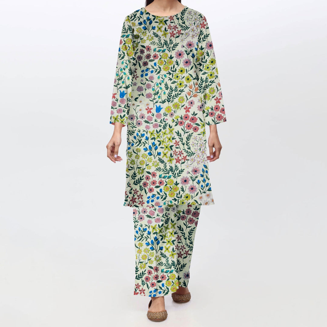 2 PC - Unstitched Digital Printed Lawn Suit PS4809