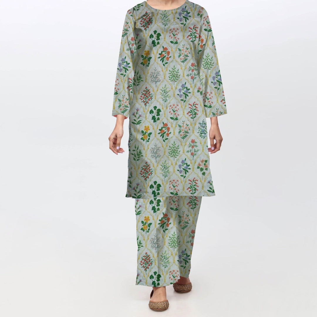 2 PC - Unstitched Digital Printed Lawn Suit PS4816