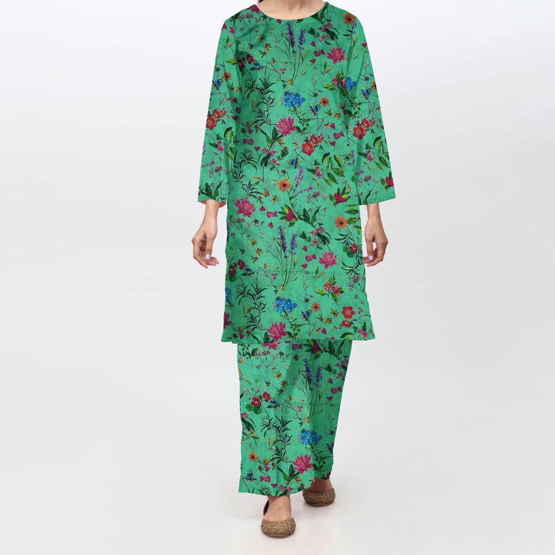 2 PC - Unstitched Digital Printed Lawn Suit PS4823