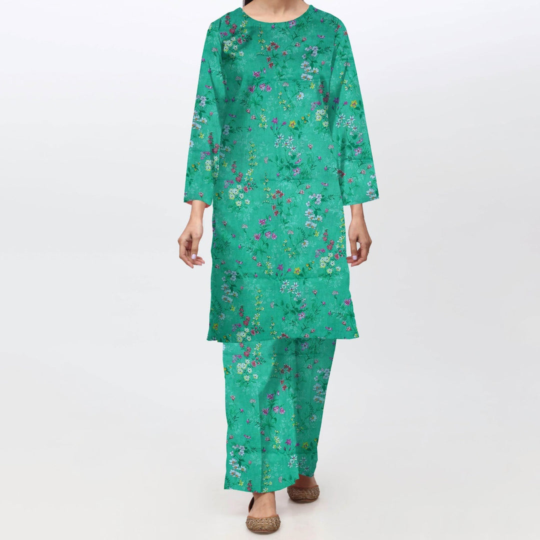 2 PC - Unstitched Digital Printed Lawn Suit PS4828