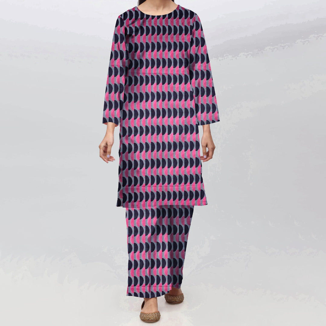 2 PC - Unstitched Digital Printed Lawn Suit PS4841