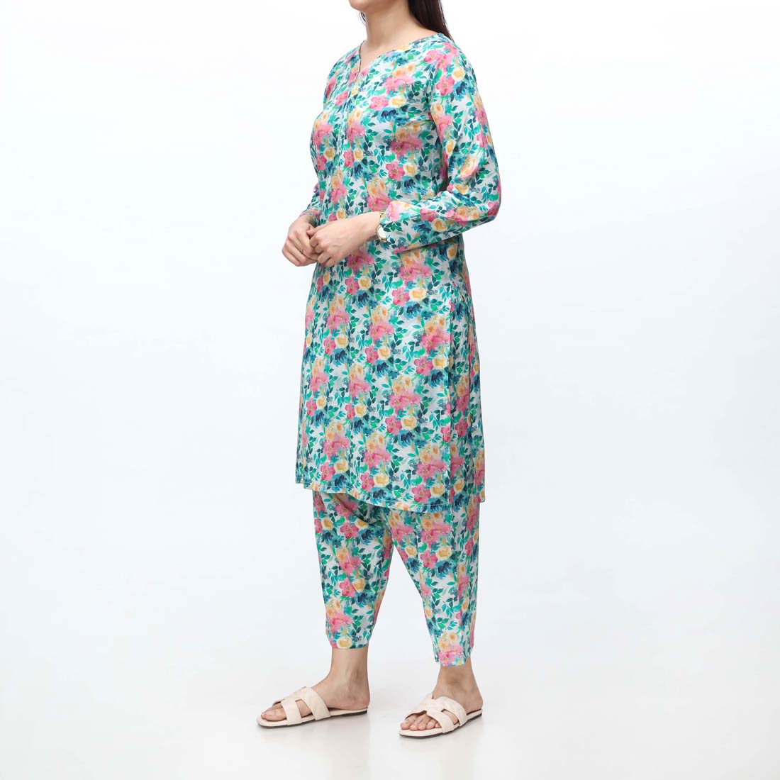 2PC - Unstitched Digital Printed Lawn Suit PS4842