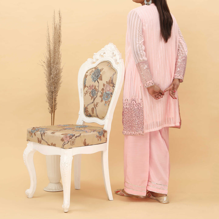 2PC- Dyed Raw Silk Suit PS4966