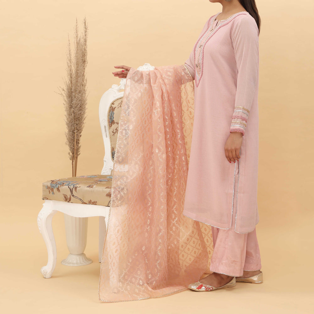 3PC- Georget Chiffon Suit PS4969