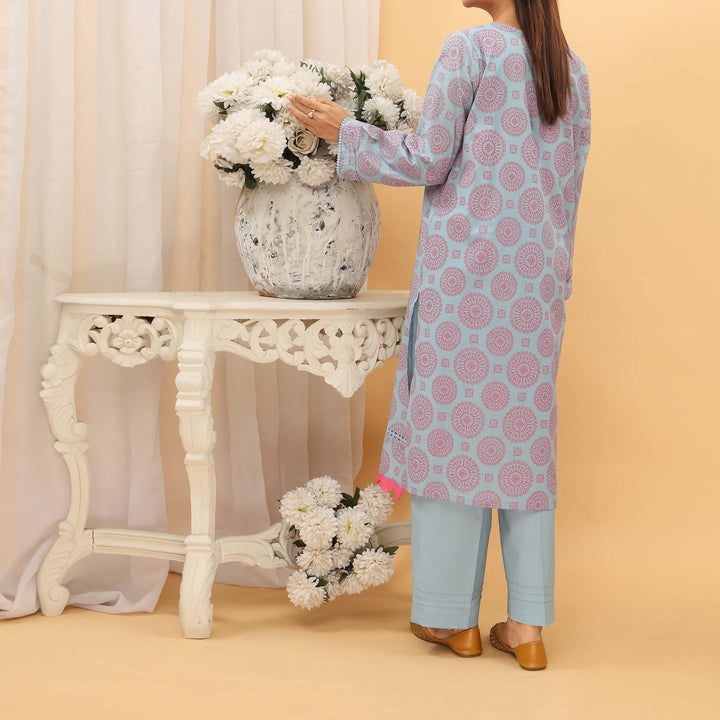 2PC- Screen Printed Cambric Suit PS5031