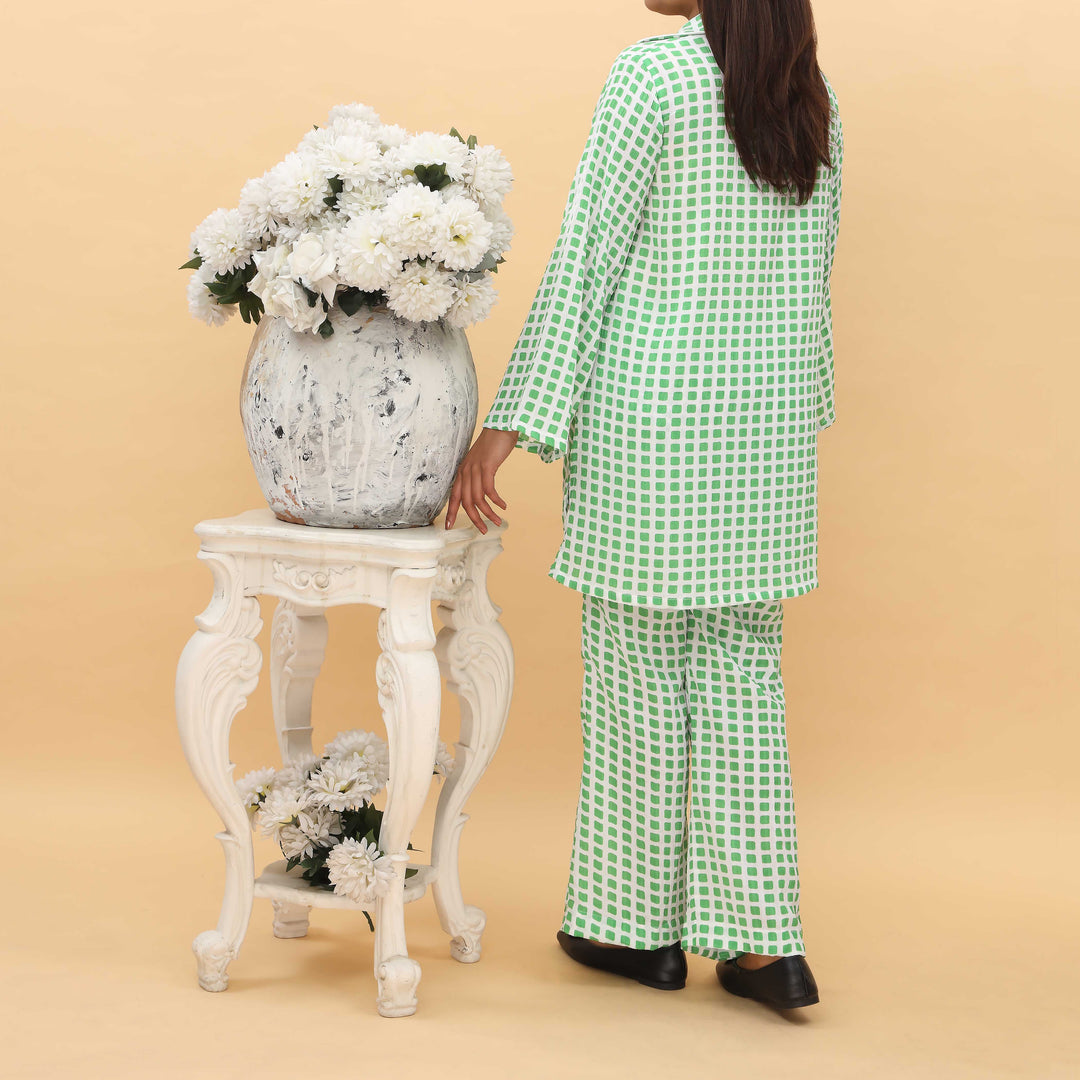 2PC- Checkered Cord Set PS5032