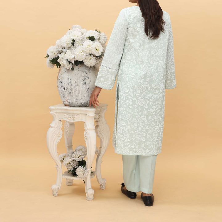 2PC-  Printed Cambric Cord Set PS5043