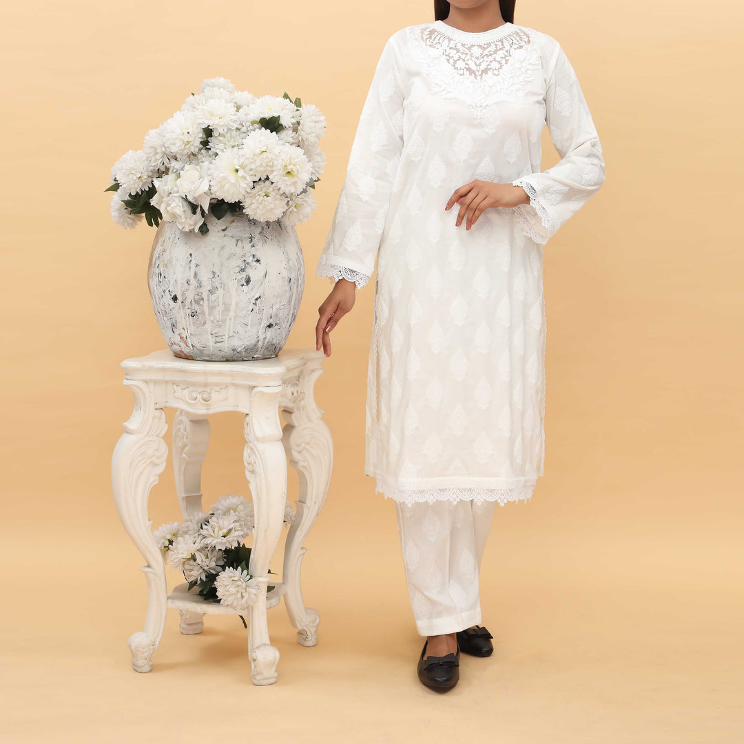 2PC-  Printed Cambric Cord Set PS5070