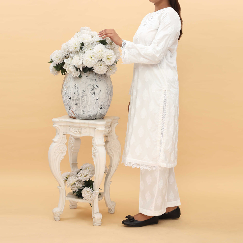 2PC-  Printed Cambric Cord Set PS5070