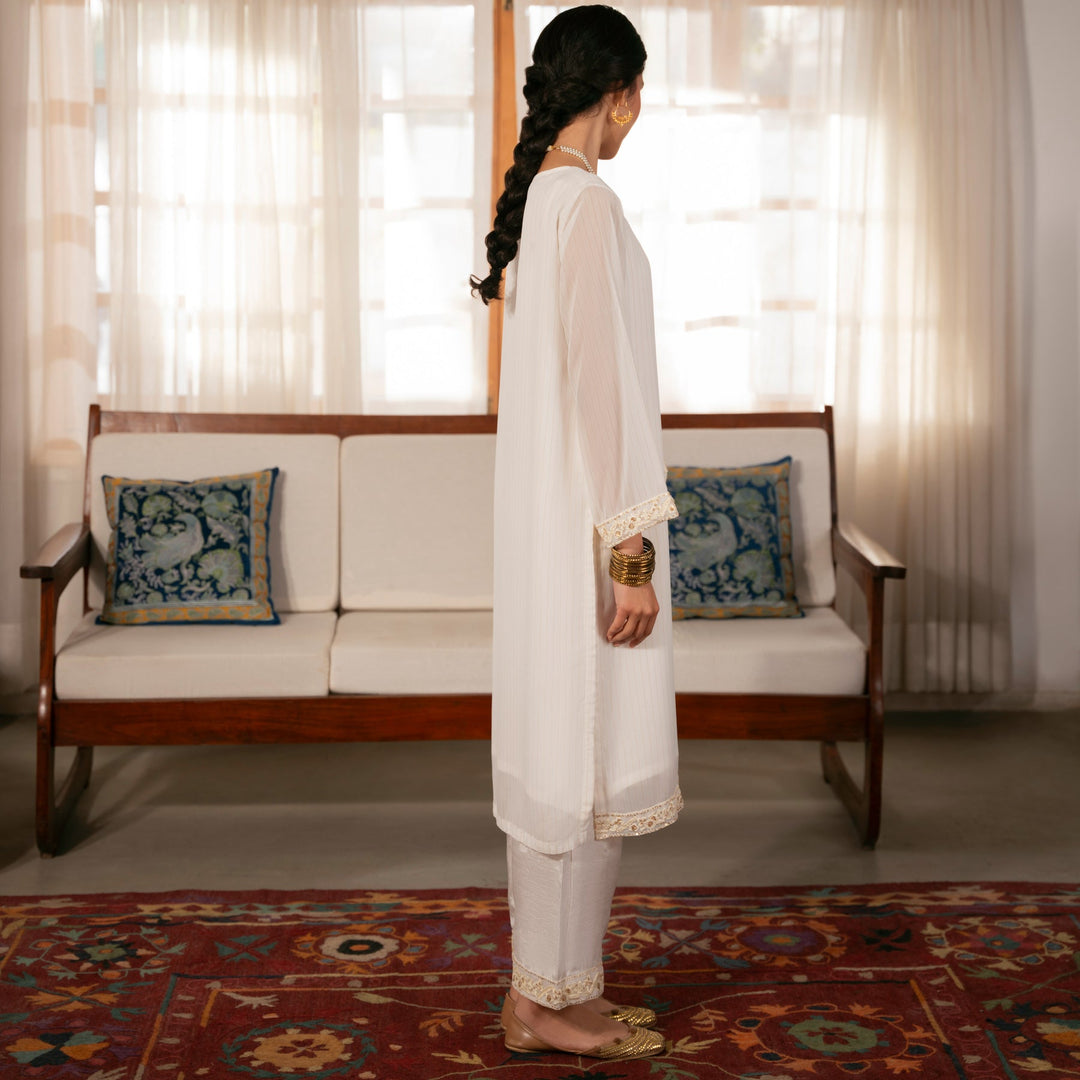 2PC- Chiffon Zari Suit PS5082