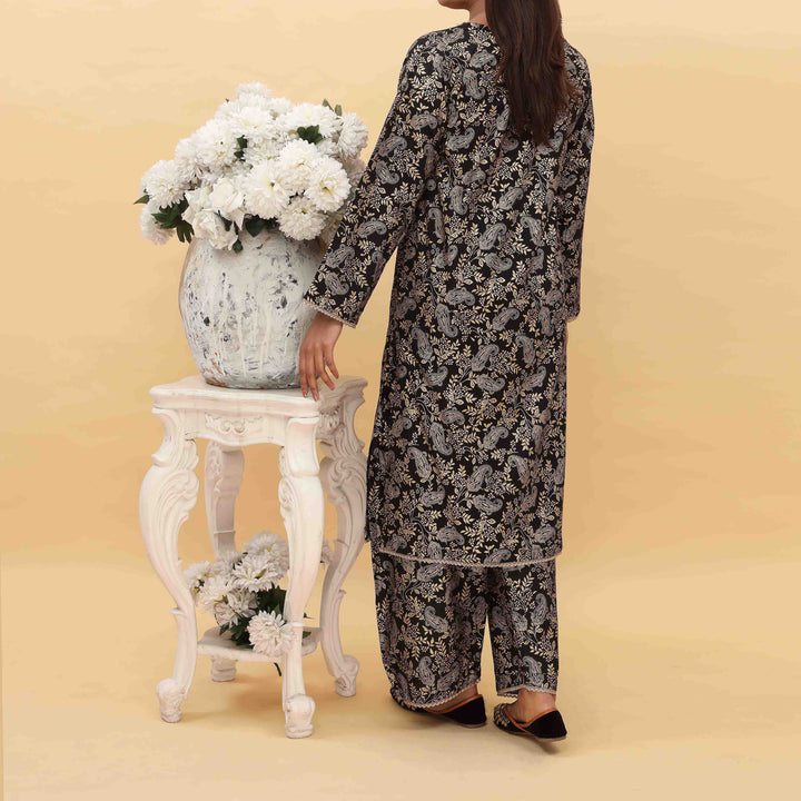 2PC-  Printed Cambric Cord Set PS5100