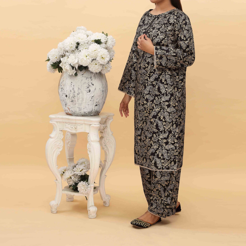 2PC-  Printed Cambric Cord Set PS5100