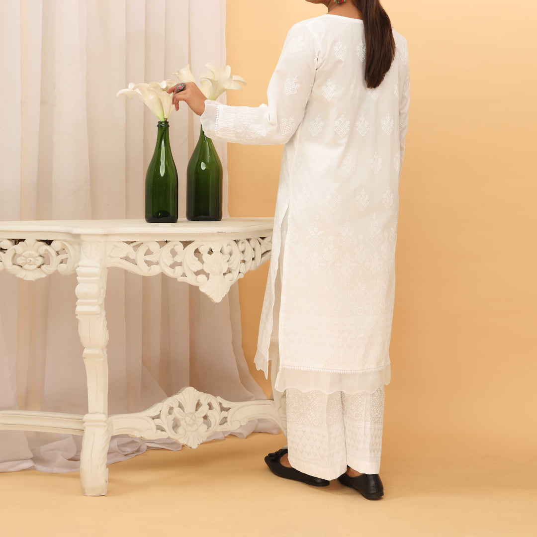 2PC- Puff Printed Cambric Suit PS5102