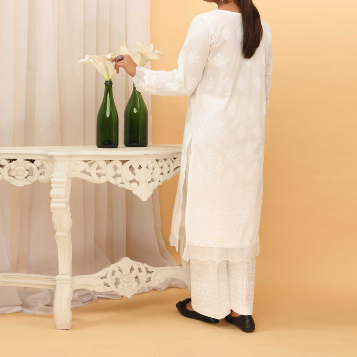 2PC- Puff Printed Cambric Suit PS5102