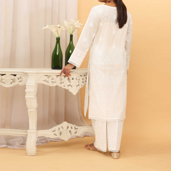 2PC- Puff Printed Cambric Suit PS5104