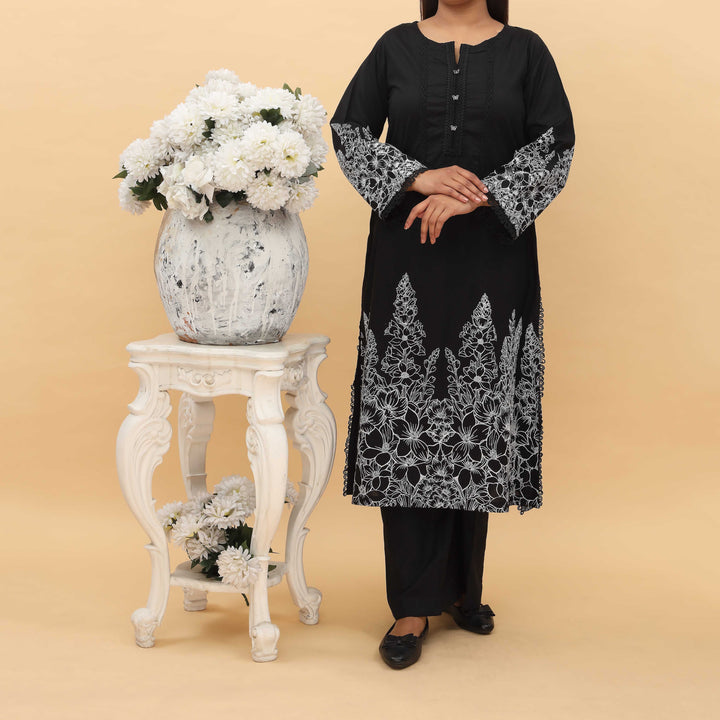 2PC-  Printed Cambric Cord Set PS5106