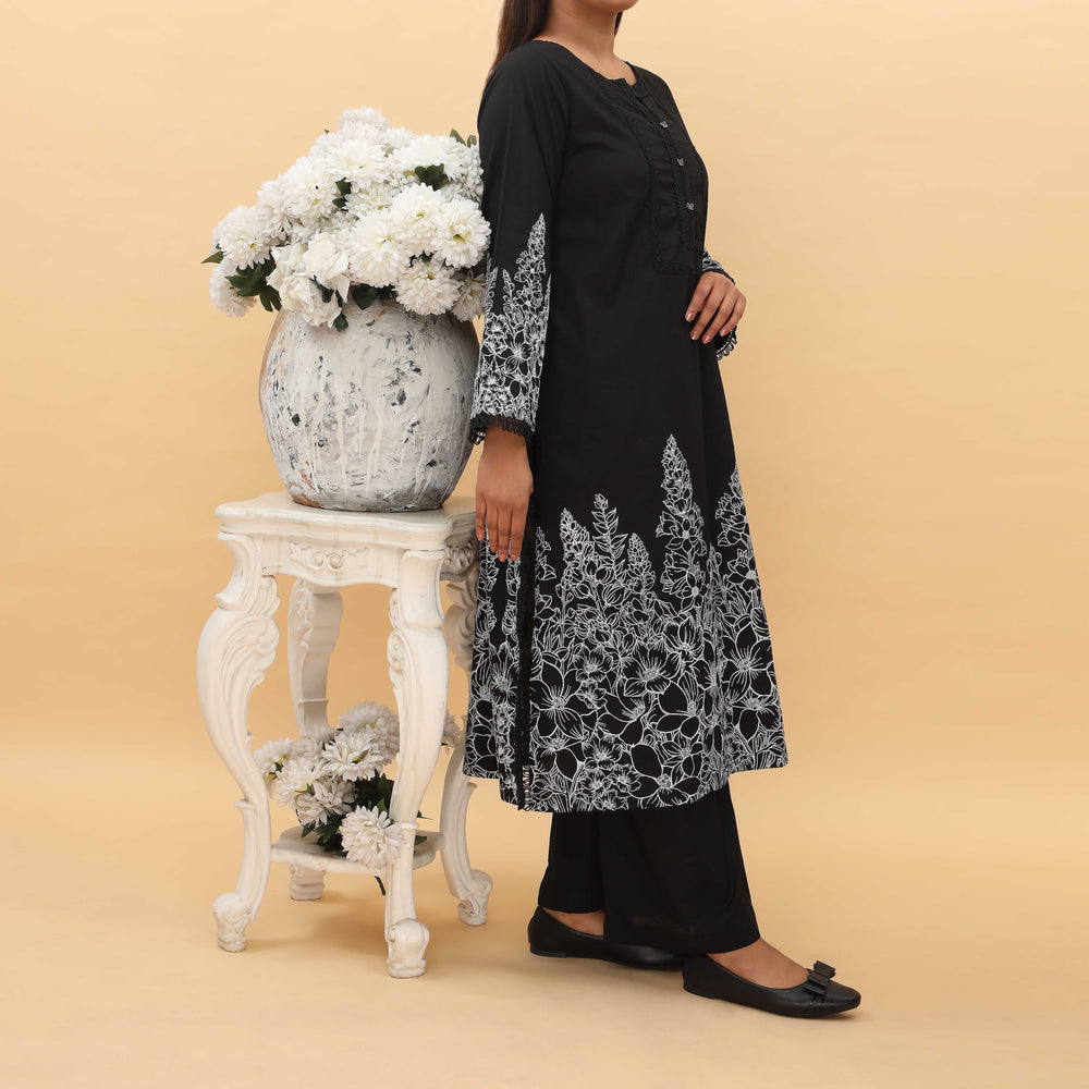 2PC-  Printed Cambric Cord Set PS5106