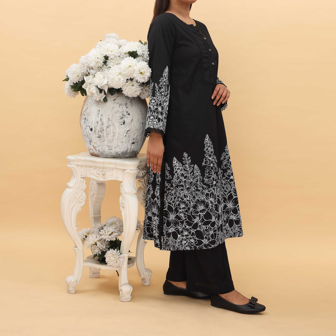 2PC-  Printed Cambric Cord Set PS5106