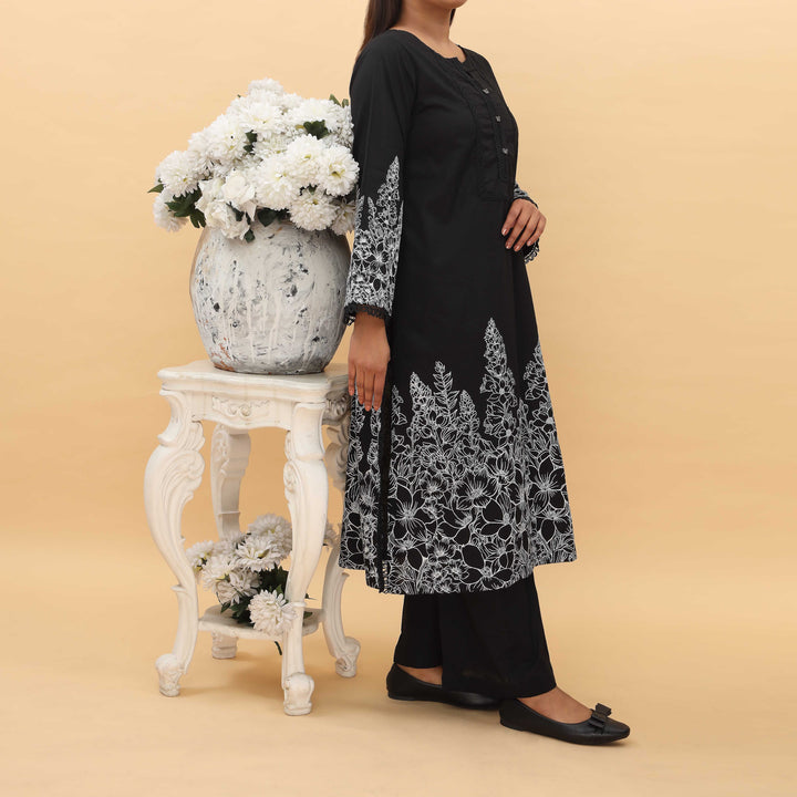 2PC-  Printed Cambric Cord Set PS5106