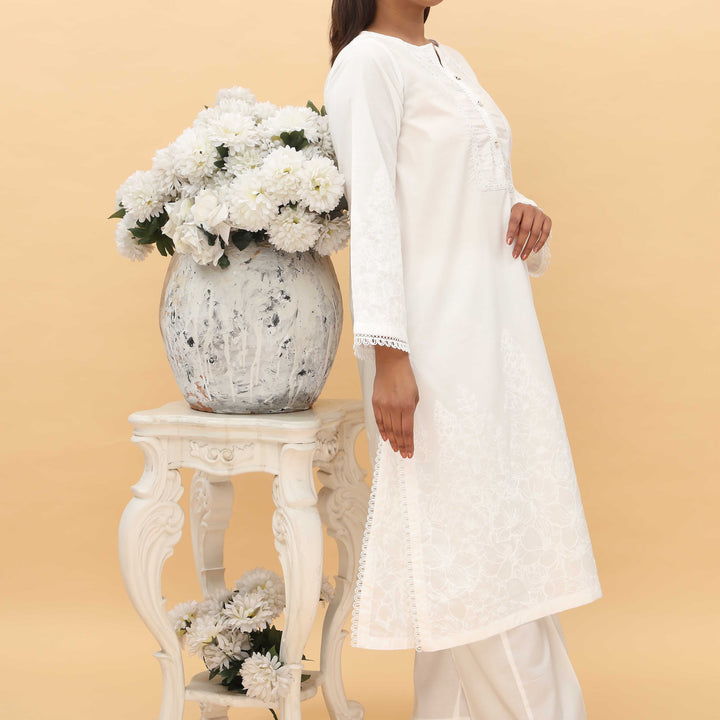 2PC-  Printed Cambric Cord Set PS5107