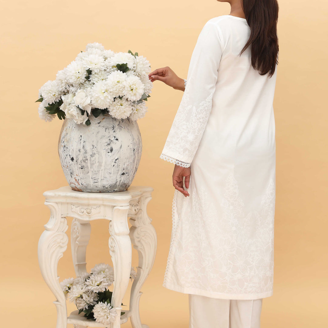 2PC-  Printed Cambric Cord Set PS5107