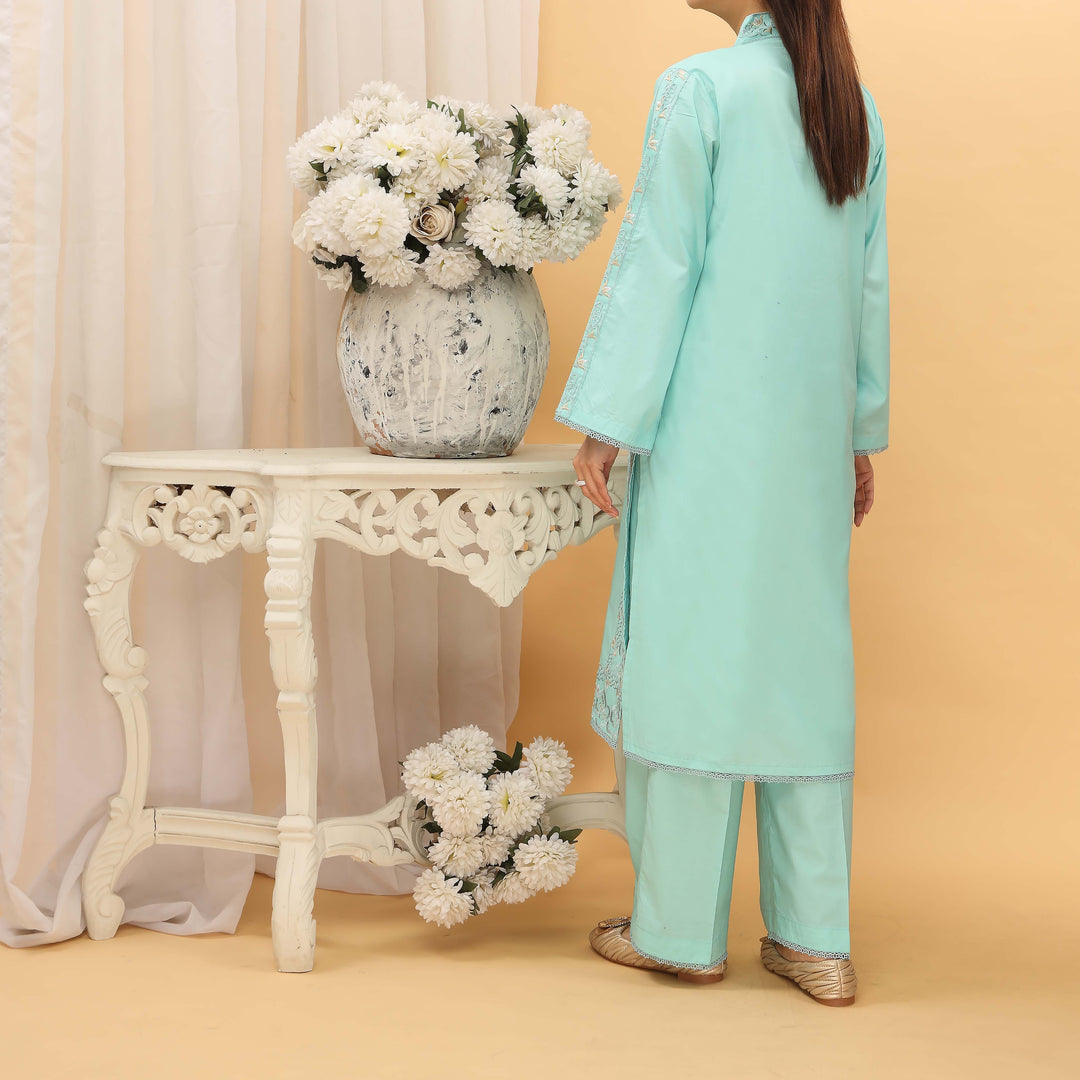 2PC- Cotton Cambric Suit PS5123