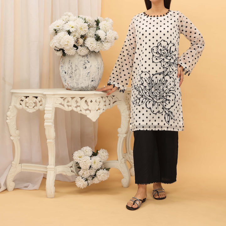 1PC- Broshia Paper Cotton Shirt PS5124