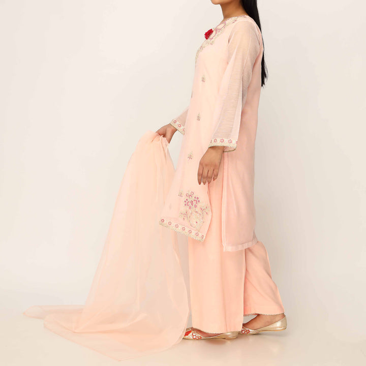 3PC- Cotton Khadi Net Suit PS5154