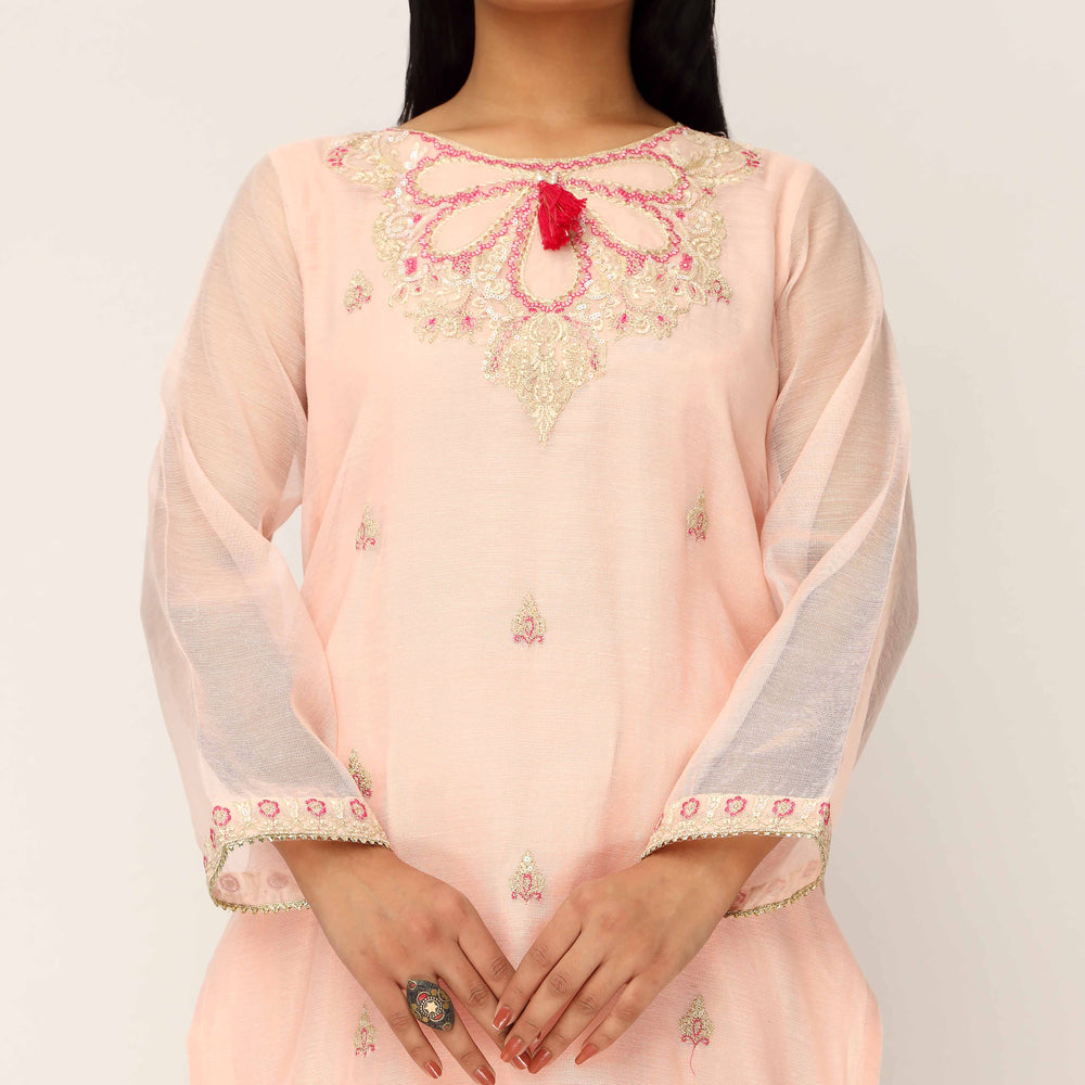 3PC- Cotton Khadi Net Suit PS5154