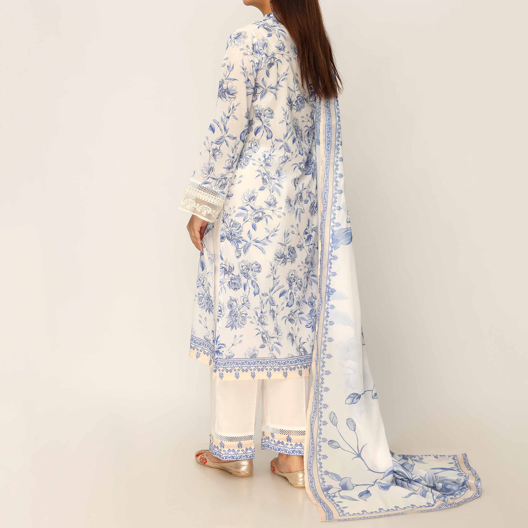 3PC- Digital Printed Lawn Suit PS5158