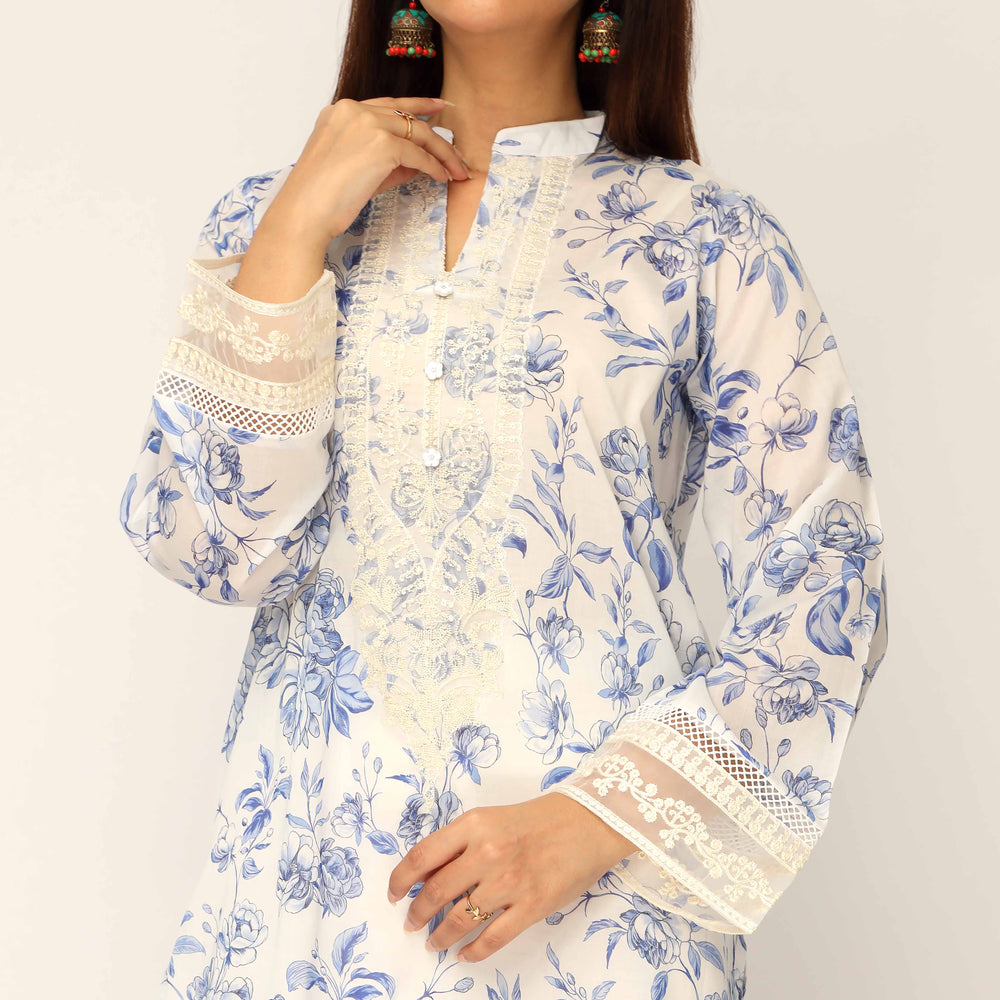 3PC- Digital Printed Lawn Suit PS5158