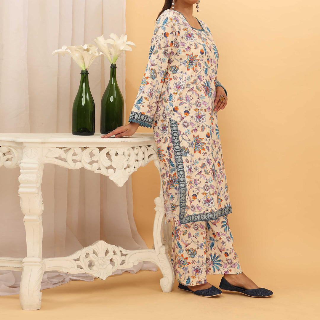 2PC- Digital Printed Cambric Suit PS5171