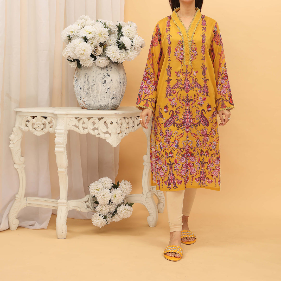 1PC- Digital Printed Lawn Shirt PS5176