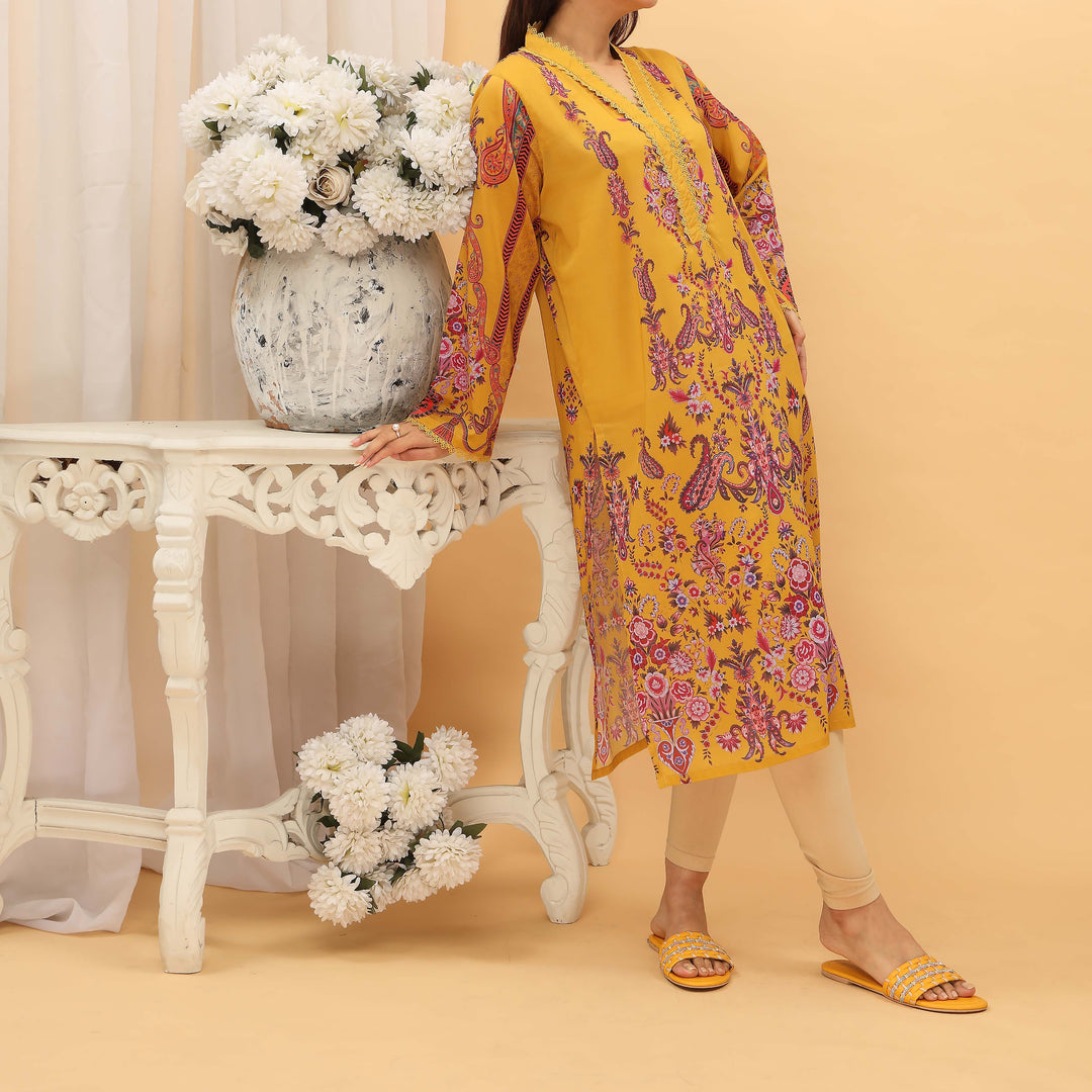 1PC- Digital Printed Lawn Shirt PS5176