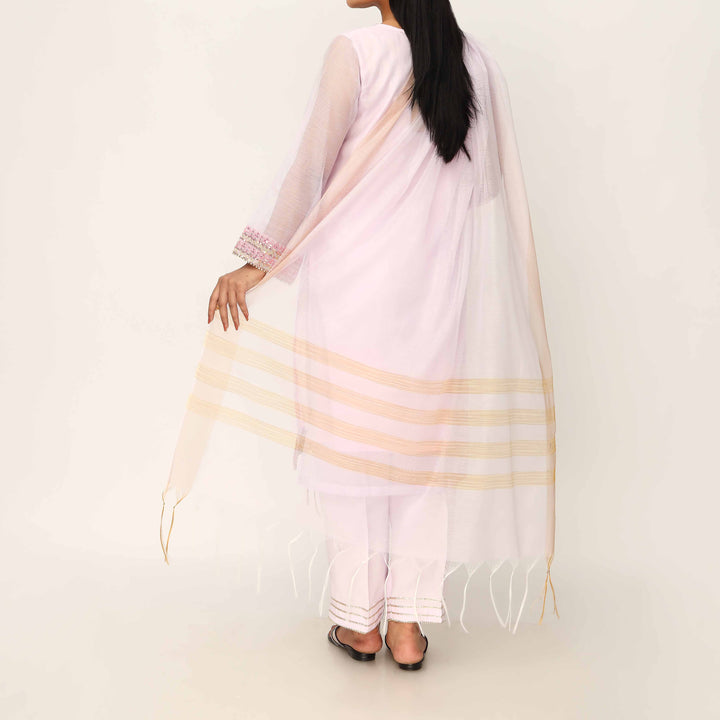 3PC- Cotton Khadi Net Suit PS5178