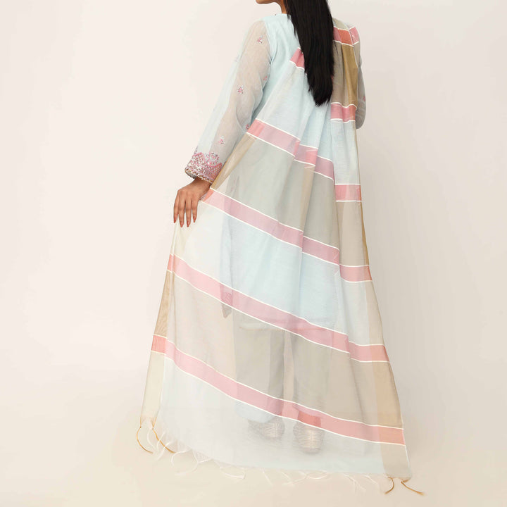 3PC- Cotton Khadi Net Suit PS5194