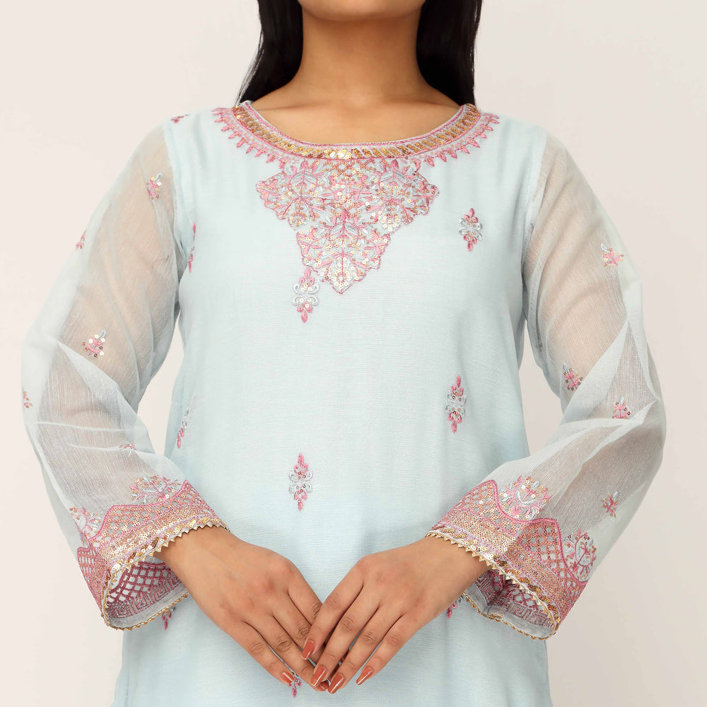 3PC- Cotton Khadi Net Suit PS5194