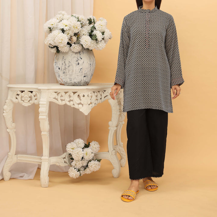 1PC- Digital Printed Grip Silk Shirt PS5316