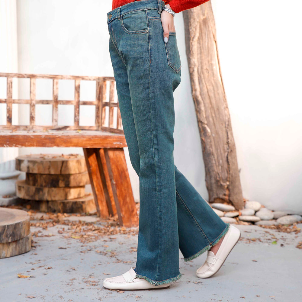 Green Denim pant PS9526