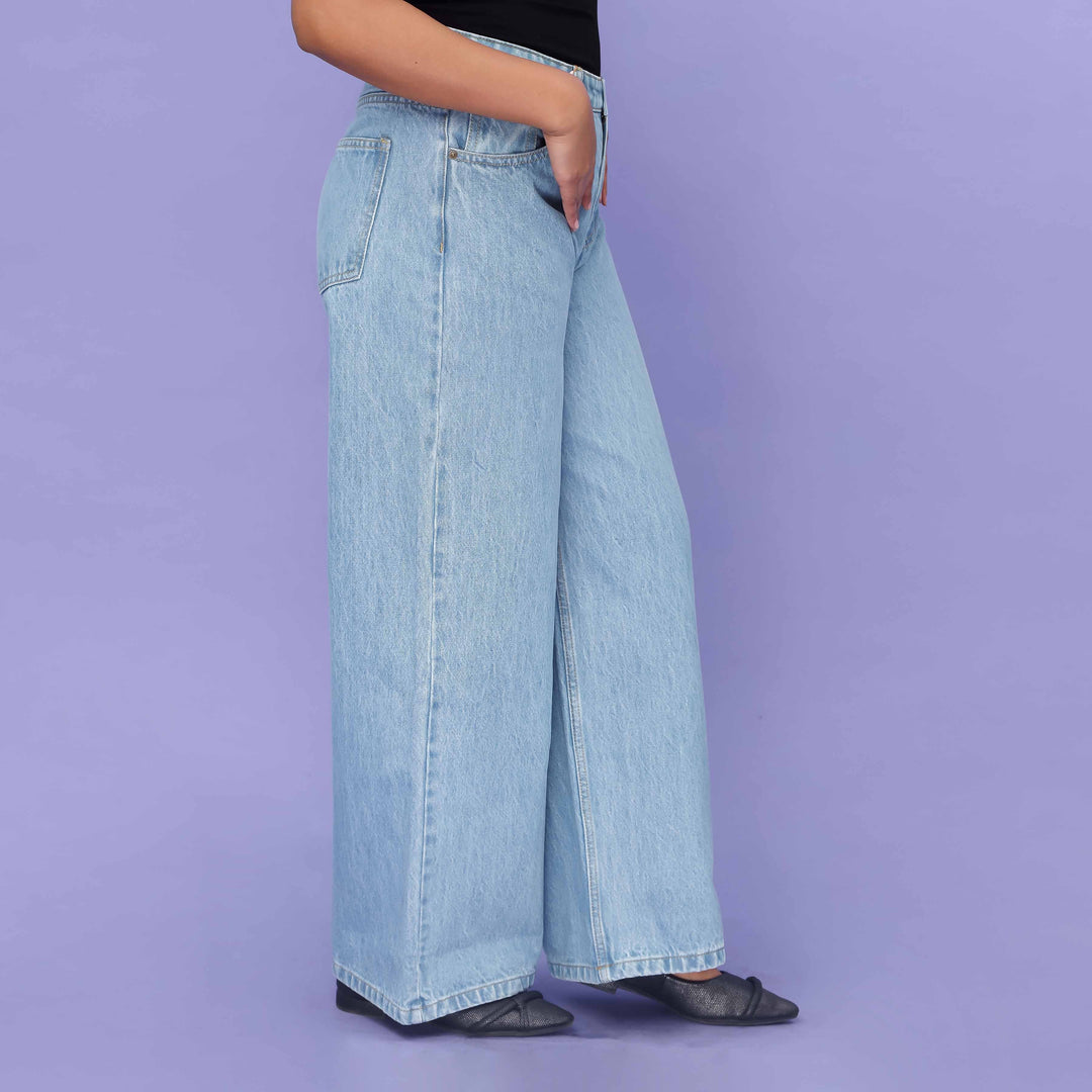 Sky Blue Denim Pant PS9538