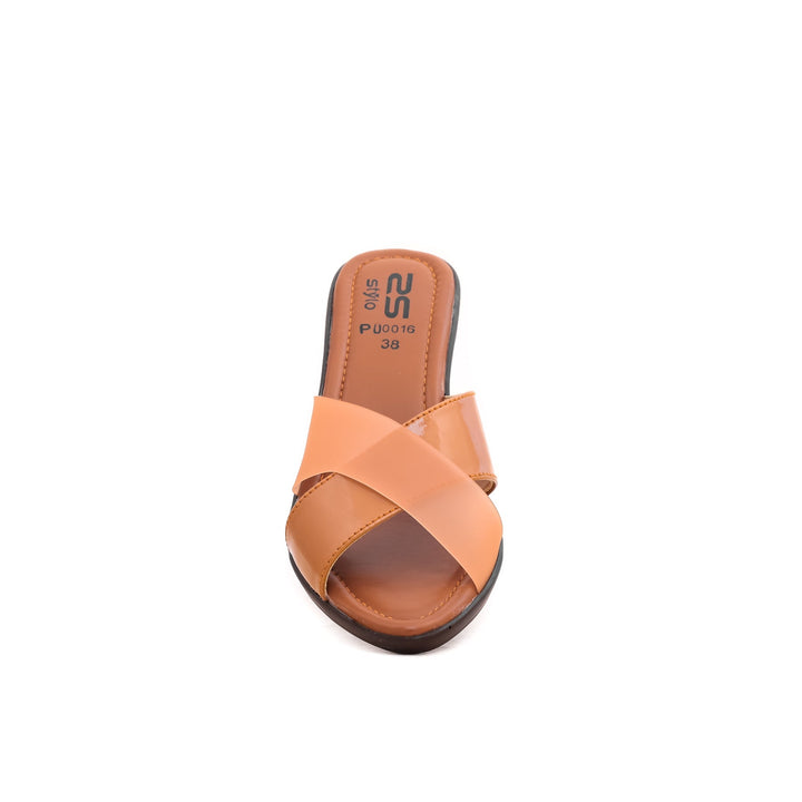 Brown PU Slipper PU0016