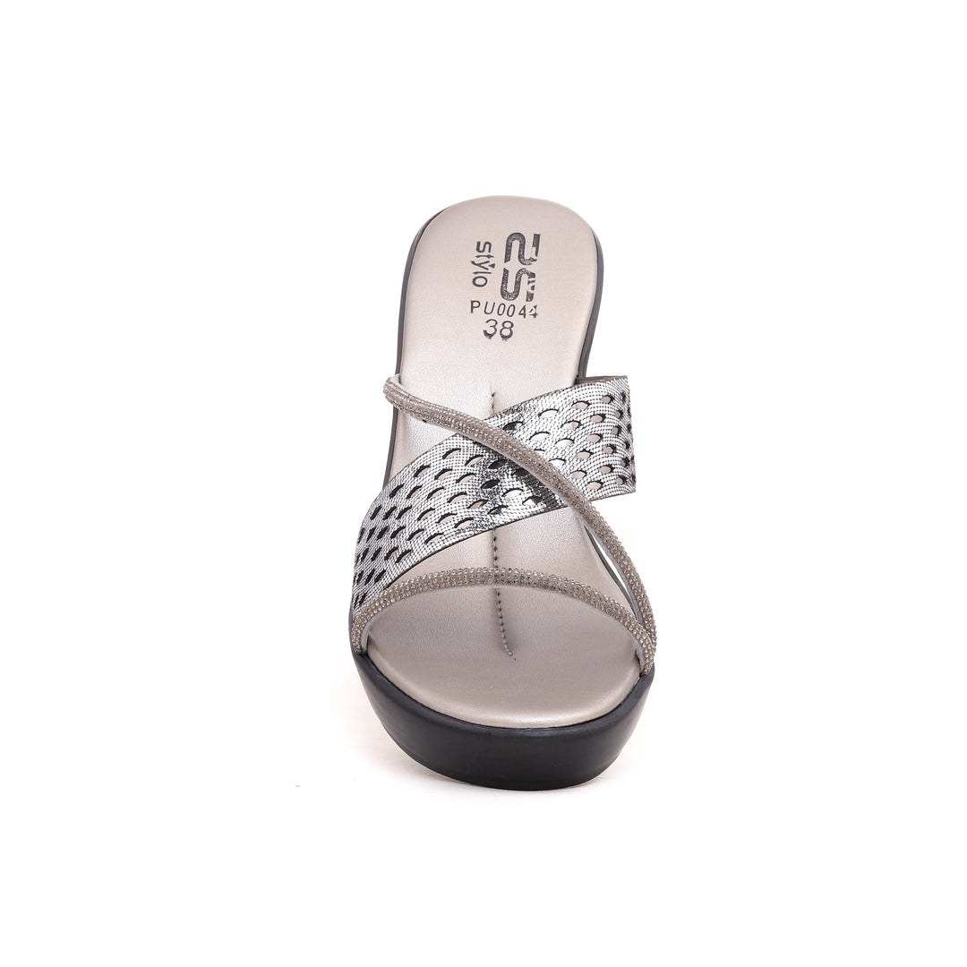 Grey Formal Slipper PU0044