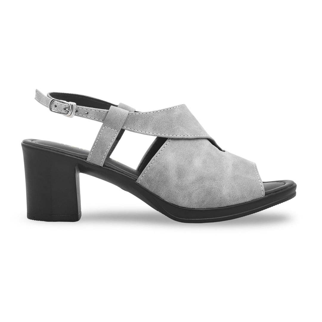 Grey PU Sandals PU0090