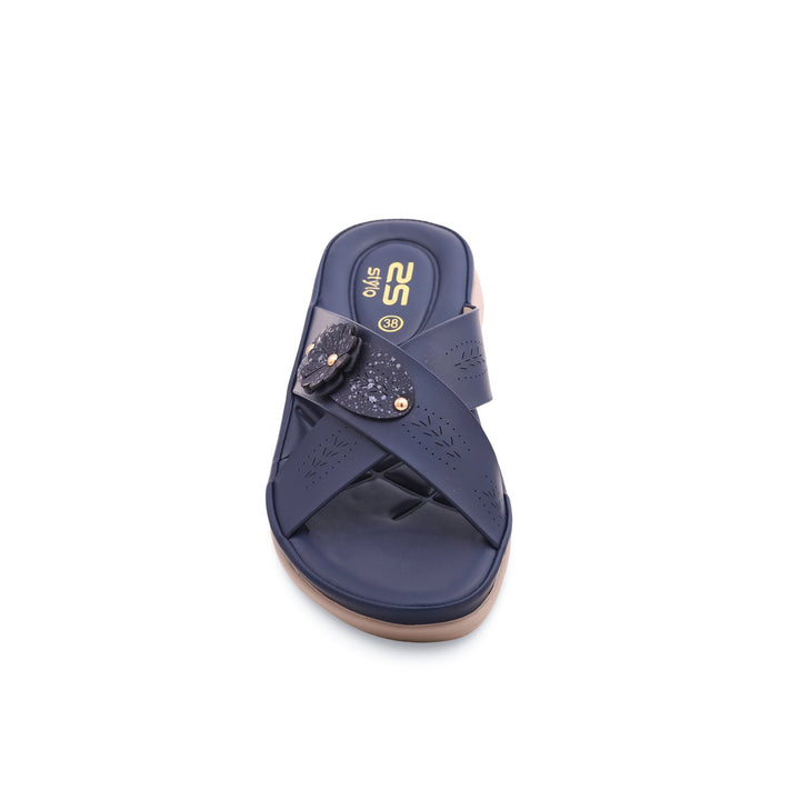 Navy Formal Slipper PU0104