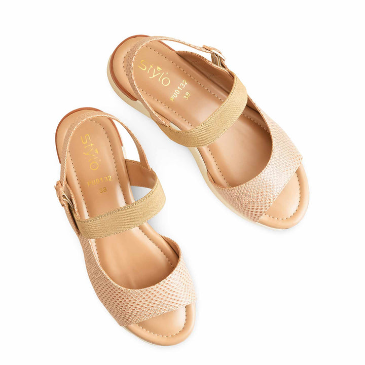 Beige Formal Sandal For Women PU0132